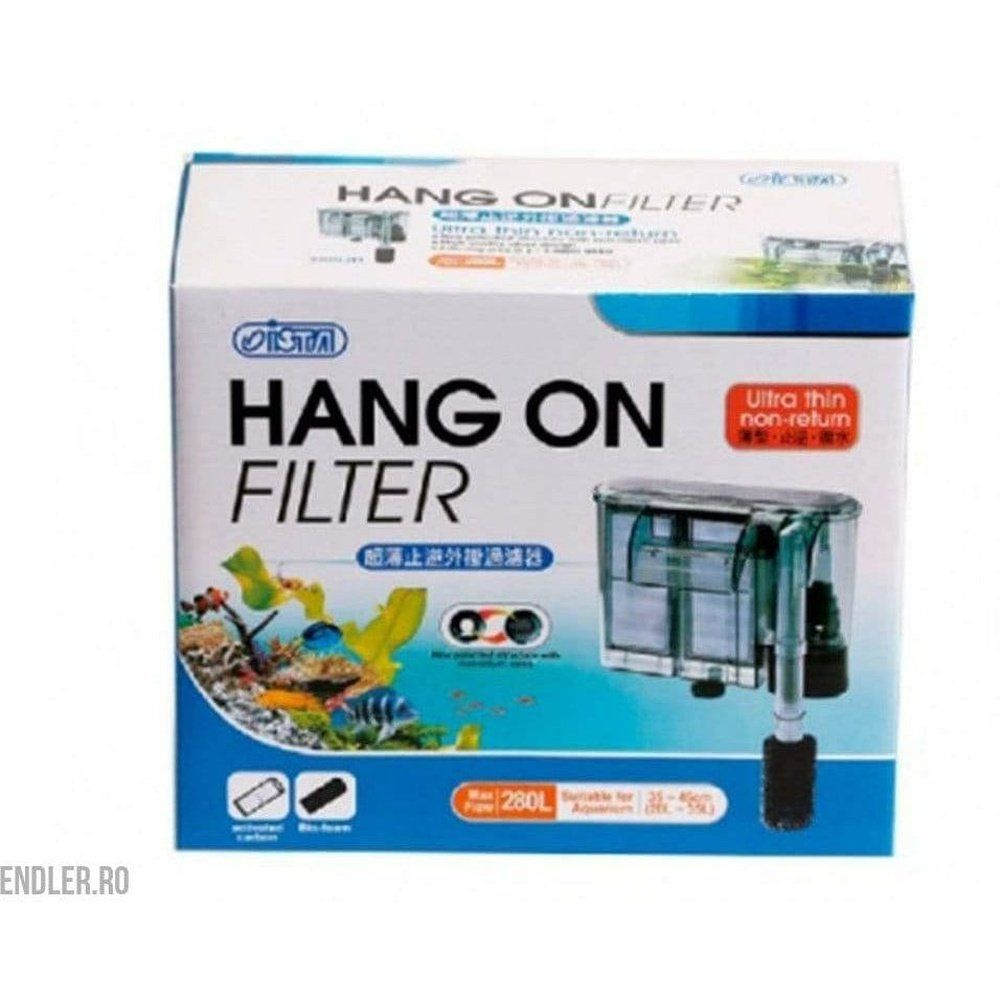 Filtru cascada ultra subtire, Ista, 180L/h, valva anti retur-Hang-On-Filter I-851