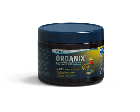 Hrana granulata pentru pe ti ornamentali, ORGANIX Daily Granulate 150 ml, 80 g