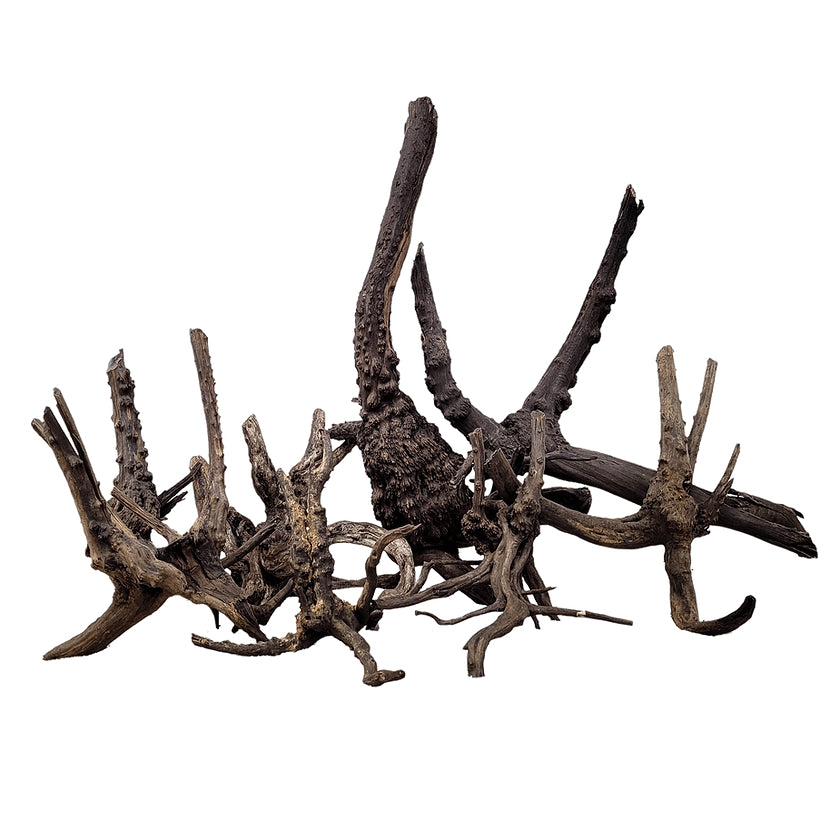 Lemn decorativ sub formă de crengi pentru acvarii, paludarii si terarii, Wio, Black Tree Trunk, S, 20-30 cm