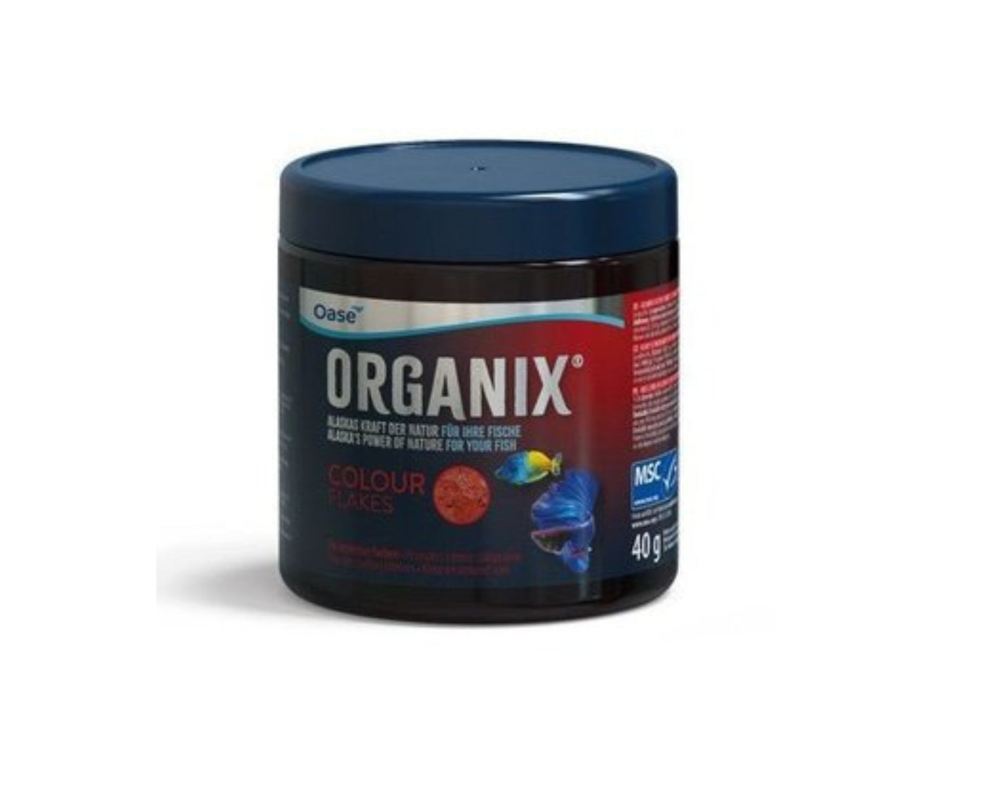 Hrana  ub foma de fulgi pentru inten ificarea culorii, ORGANIX Colour Flake  250 ml, 40 g
