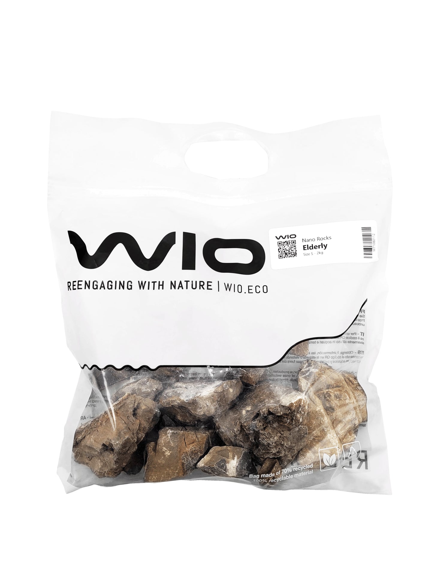 Pietre decor pentru acvarii si terarii, Wio, Elderly Nano Rocks, 2 kg