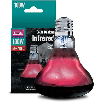 Bec pentru terariu cu infrarosu, Arcadia Basking Solar Infrared, 100W
