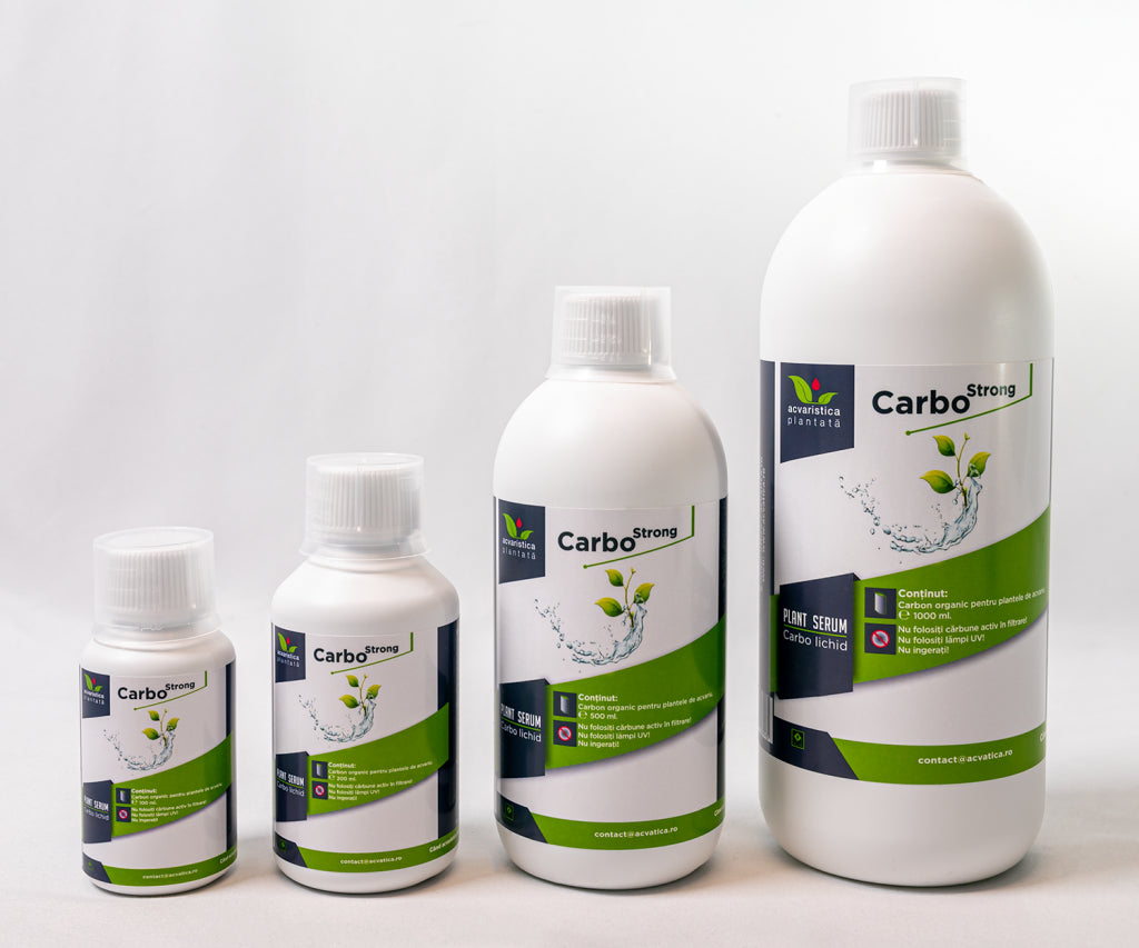 Pachet Fertilizant pe baza de carbon pentru plante de acvariu, Carbo Strong, Plant Serum