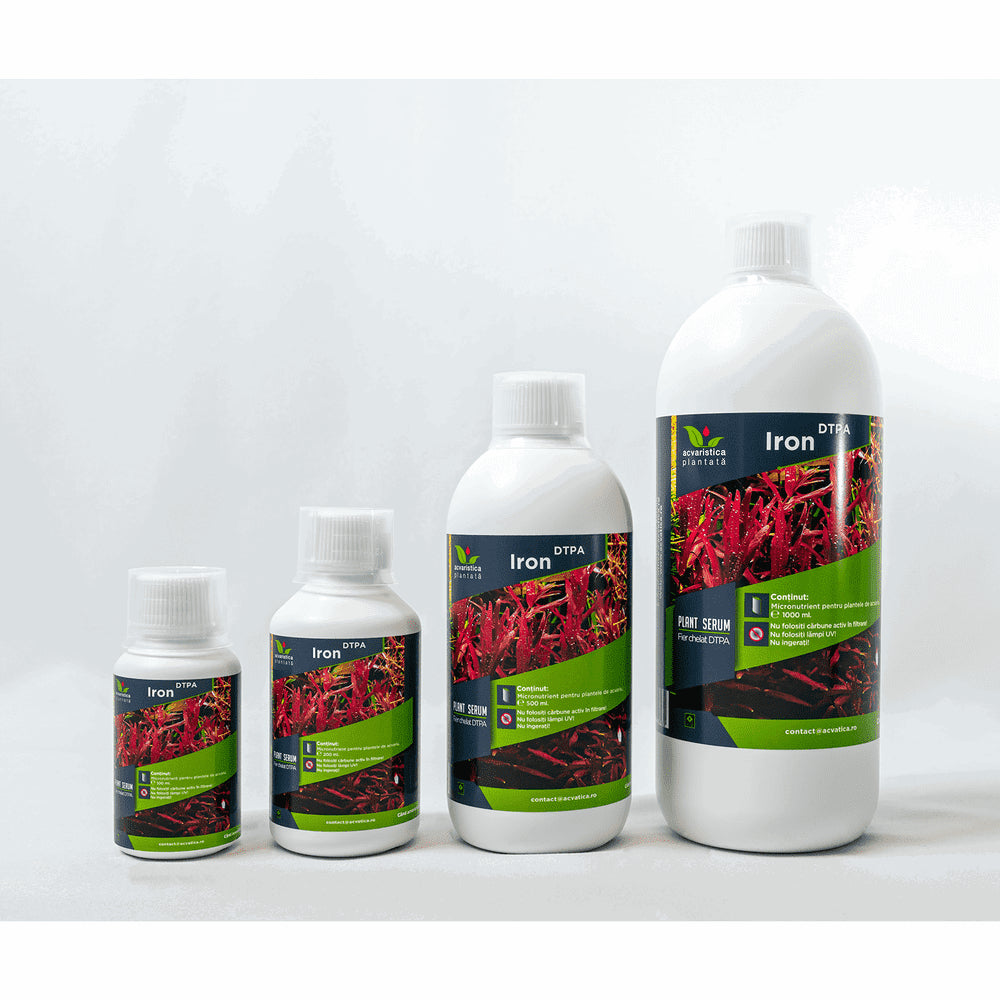Fertilizant pe baza de fier chelat DTPA, pentru plantele de acvariu, Iron DTPA, Plant Serum, 500 ml