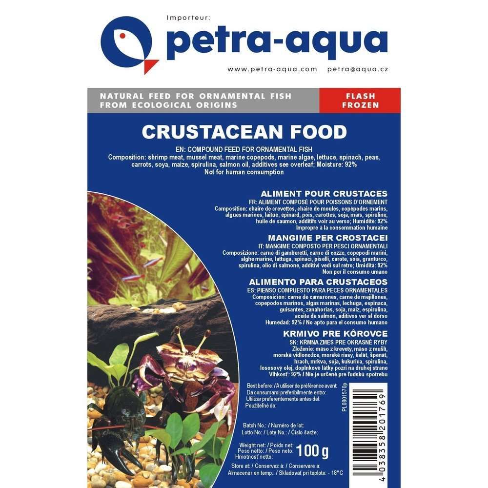 Hrană congelată pentru pești ornamentali, CRUSTACEAN FOOD, blister 100 g