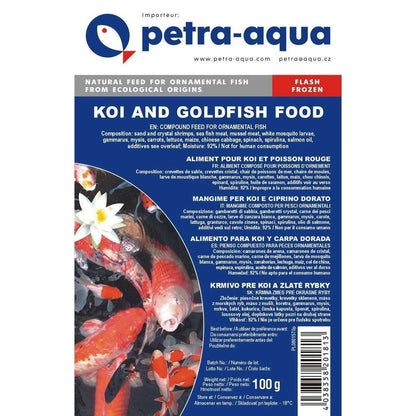 Hrana congelata pentru pesti ornamentali, KOI AND GOLDFISH FOOD, blister 100 g