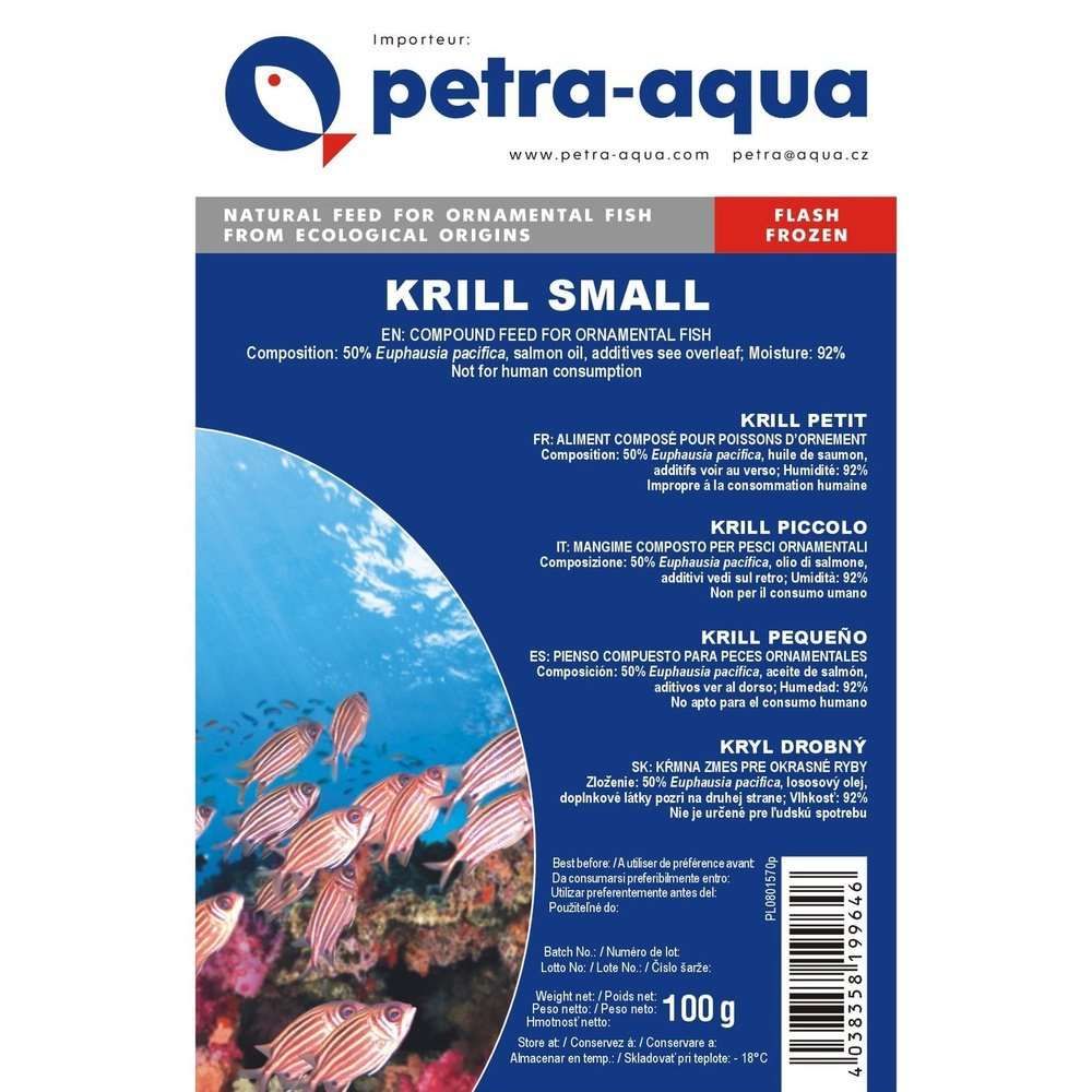 Hrană congelată pentru pești ornamentali, KRILL SMALL, blister 100 g