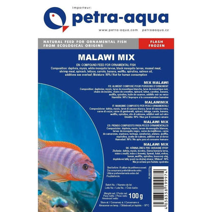 Hrana congelata pentru pesti ornamentali, MALAWI MIX, blister 100 g