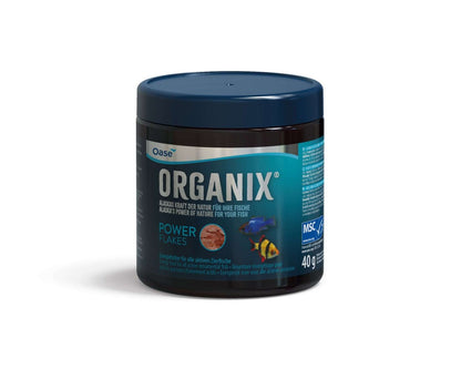 Hrana cu acizi gra i e entiali  i vitamine pentru pe ti ornamentali, ORGANIX Power Flake  250 ml, 40 g