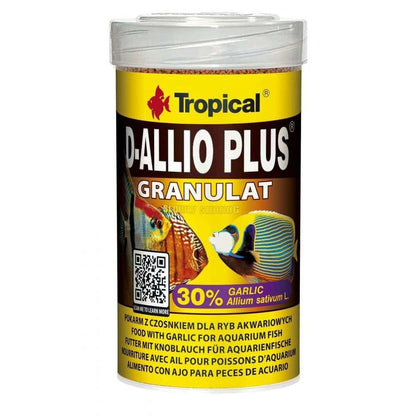 Hrana granulata cu usturoi pentru pesti ornamentali, Tropical D-Allio Plus, 60g/100 ml