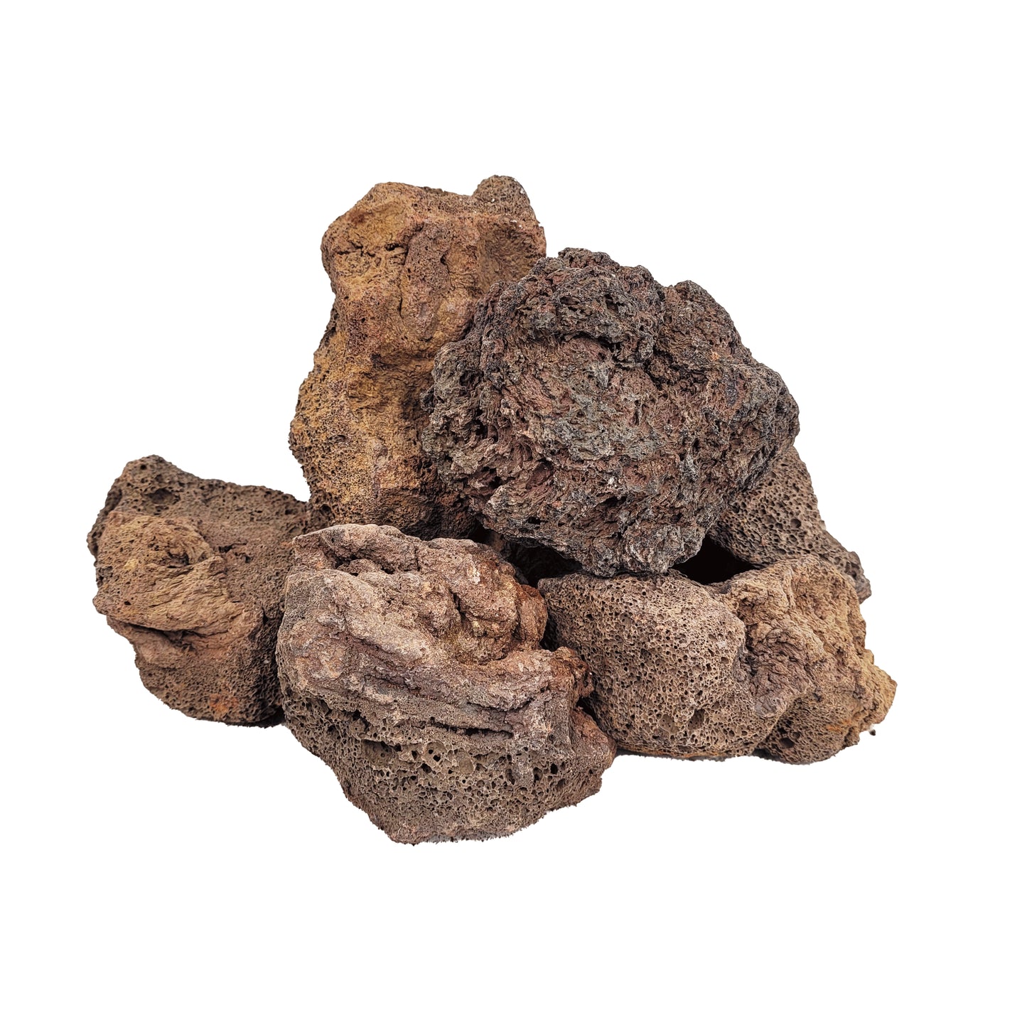 Pietre decor acvarii si terarii, Wio, Bam Lava Nano Rocks, 2 kg, 1-10 cm