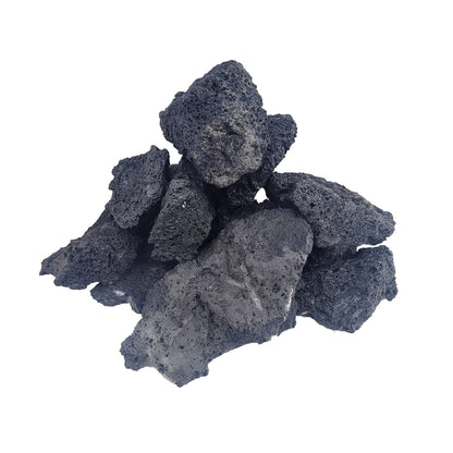 Pietre decor acvarii si terarii, Wio, Darwin Black Lava Nano Rocks, 1,5-2 kg, 1-10 cm