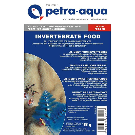 Hrana congelata pentru nevertebrate acvatice, INVERTEBRATES SPECIAL FOOD, blister 100 g