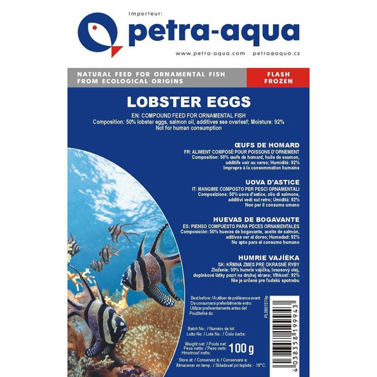 Hrana congelata pentru pesti ornamentali (icre de homar), LOBSTER EGGS, blister 100 g