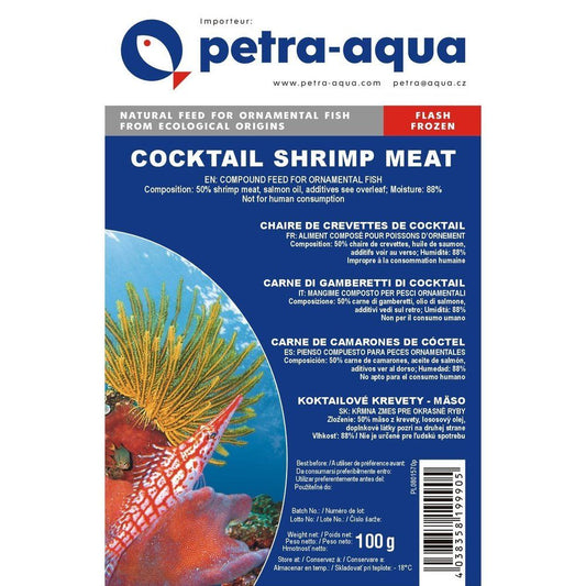 Hrana congelata pentru pesti ornamentali, COCKTAIL SHRIMP MEAT, blister 100 g