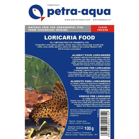 Hrana congelata pentru pesti ornamentali, LORICARIA FOOD, blister 100 g
