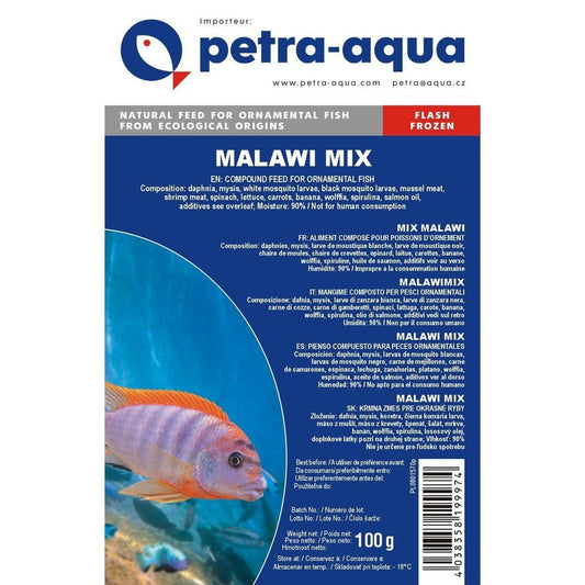 Hrana congelata pentru pesti ornamentali, MALAWI MIX, blister 100 g