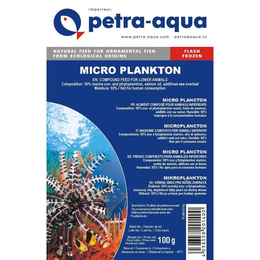 Hrana congelata pentru pesti ornamentali, MICRO PLANKTON, blister 100 g