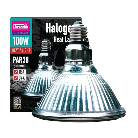 Lampa cu halogen pentru terarii, Arcadia, Halogen Basking Spot, 100 W