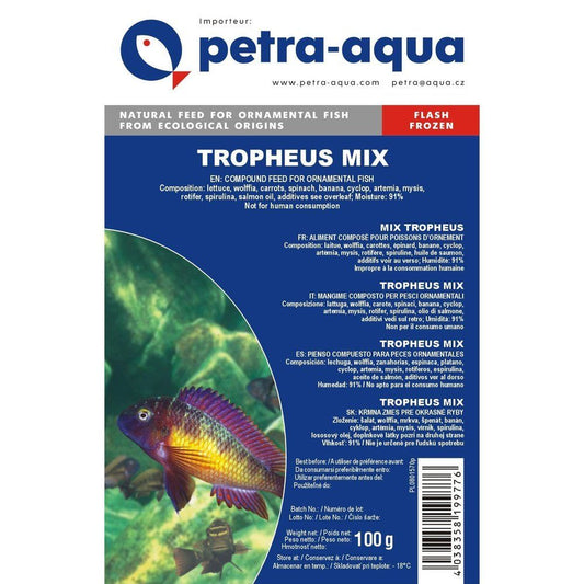 Hrana congelata pentru pesti ornamentali, TROPHEUS MIX, blister 100 g