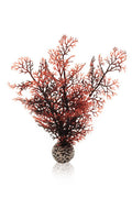 Decor artificial pentru acvariu, Oase biOrb Sea Fan Small, roșu Crimson, 12,7 x 20 cm