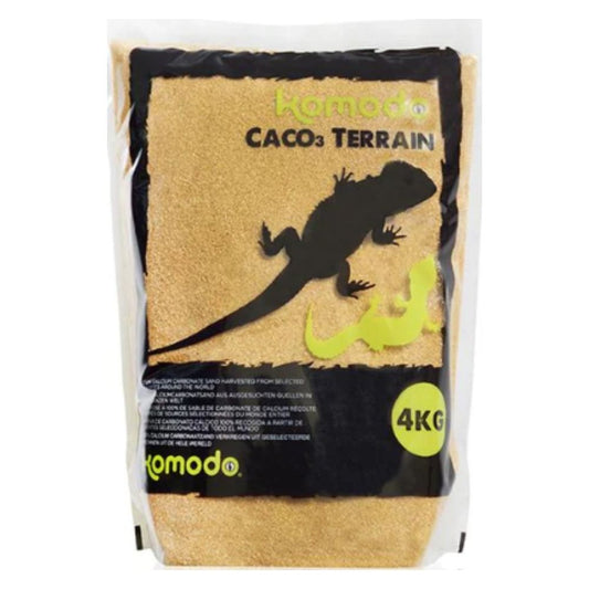 Nisip pentru terariu din carbonat de calciu, Komodo CaCo3 Sand - Caramel, 4kg