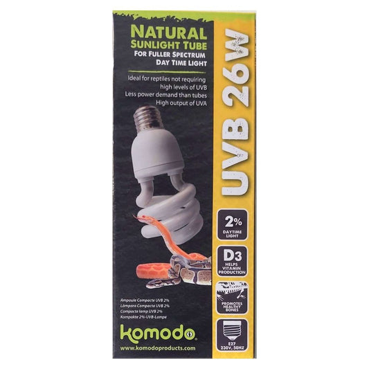 Bec cu UVB, Komodo Compact Lamp UVB 2% 26W