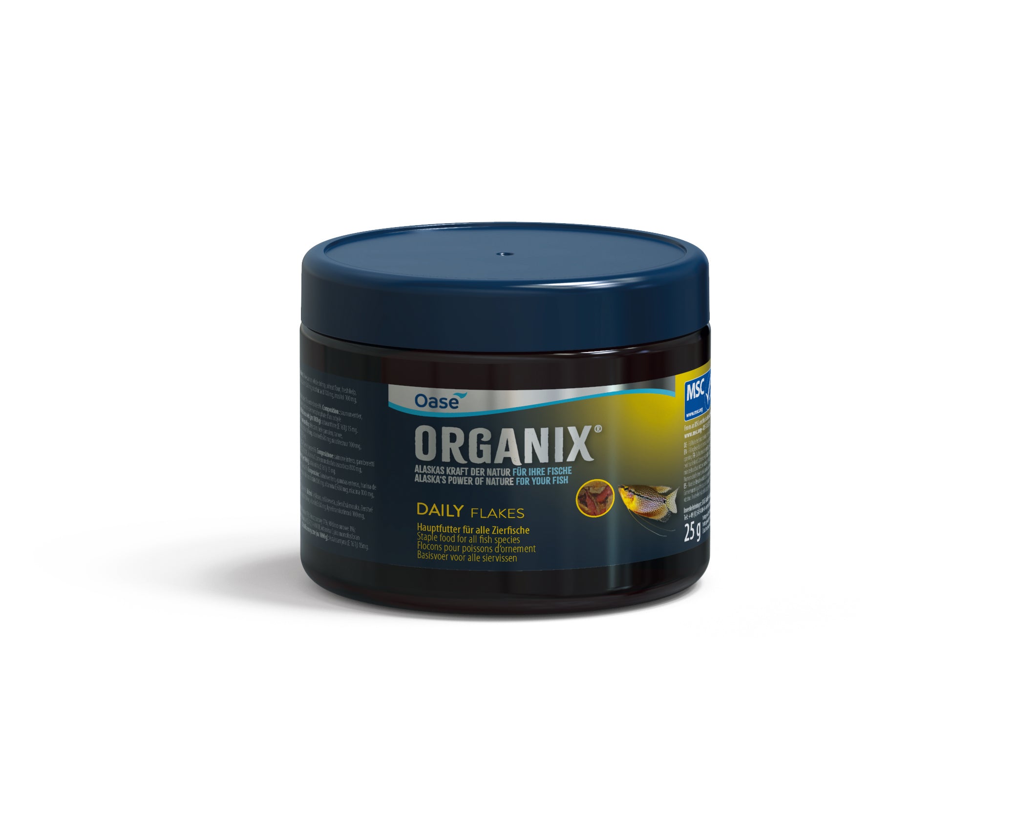 Hrană sub formă de fulgi pentru pești, ORGANIX Daily Flakes 150 ml / 25 g