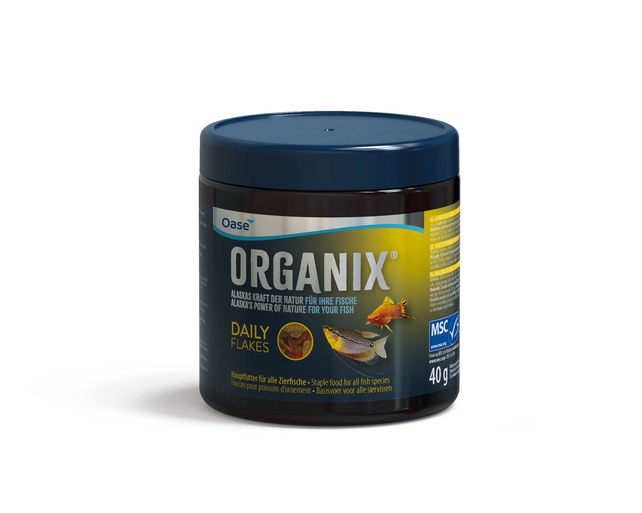 Hrană sub formă de fulgi pentru pești, ORGANIX Daily Flakes 250 ml / 40 g