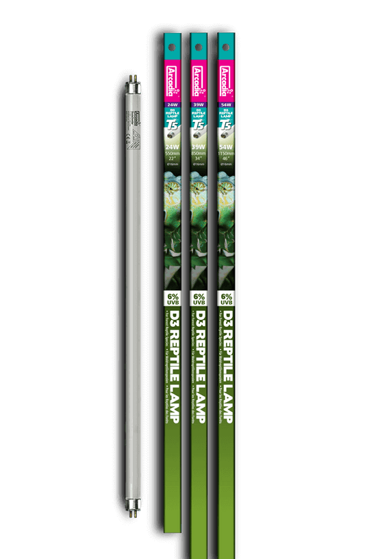 Neon pentru terariu, Arcadia T5 D3+ 6% UVB, 24W, 550 mm