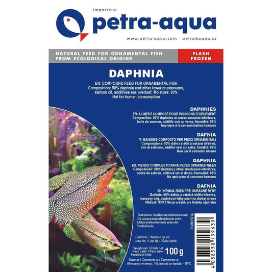 Petra-aqua Fish Food Hrană congelată pentru pești ornamentali, DAPHNIA NATURAL, 100 g