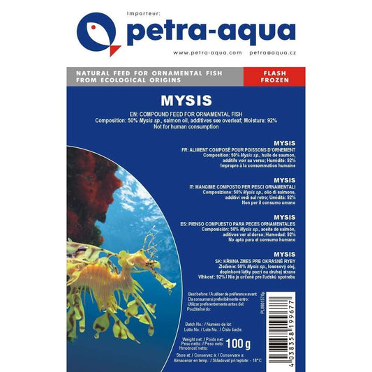 Petra-aqua Fish Food Hrană congelată pentru pești ornamentali, MYSIS, blister 100 g