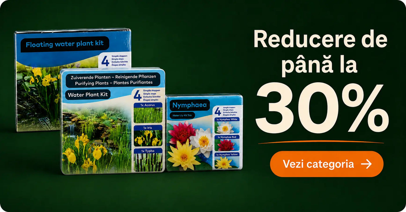 Reducere de până la 30% la plantele de iaz