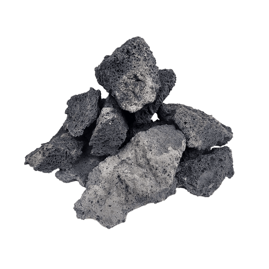 Pietre decor acvarii si terarii, Wio, Darwin Black Lava Nano Rocks, 1,5-2 kg, 1-10 cm