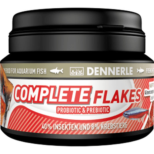Hrana sub formă de fulgi, Dennerle Complete Flakes, 19g/100ml