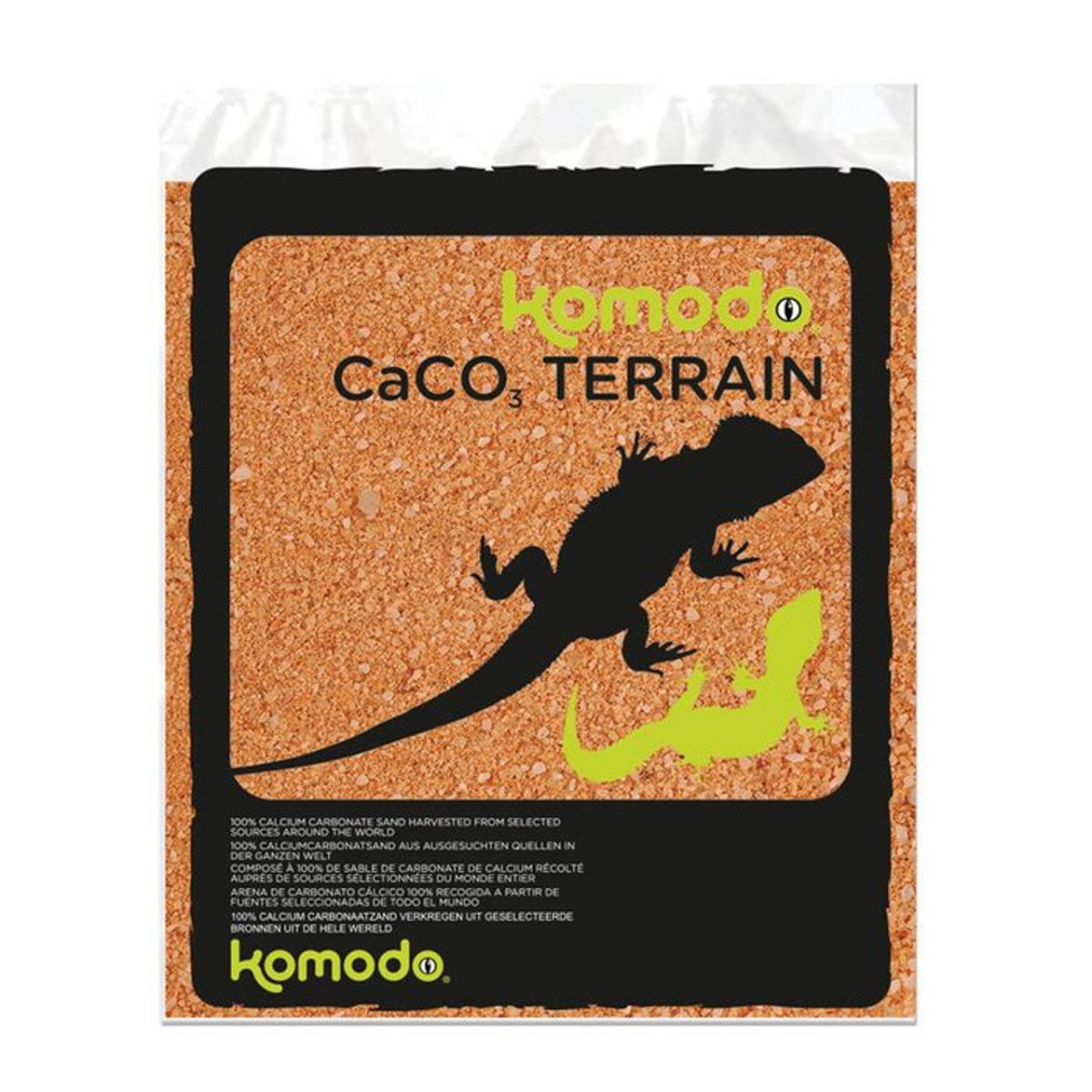 Nisip pentru terariu din carbonat de calciu, Komodo CaCo3 Sand - Black