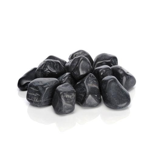Pietre decorative de marmură, negre, pentru acvariu, biOrb Marble pebble set black