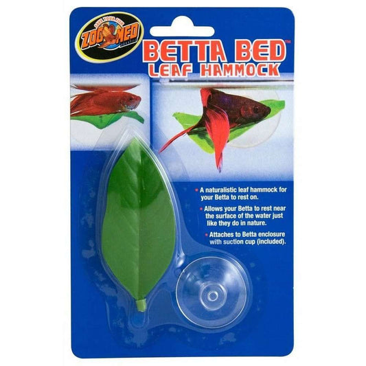 Decor artificial pentru acvariu, ZooMed, Betta Bed Leaf Hammock