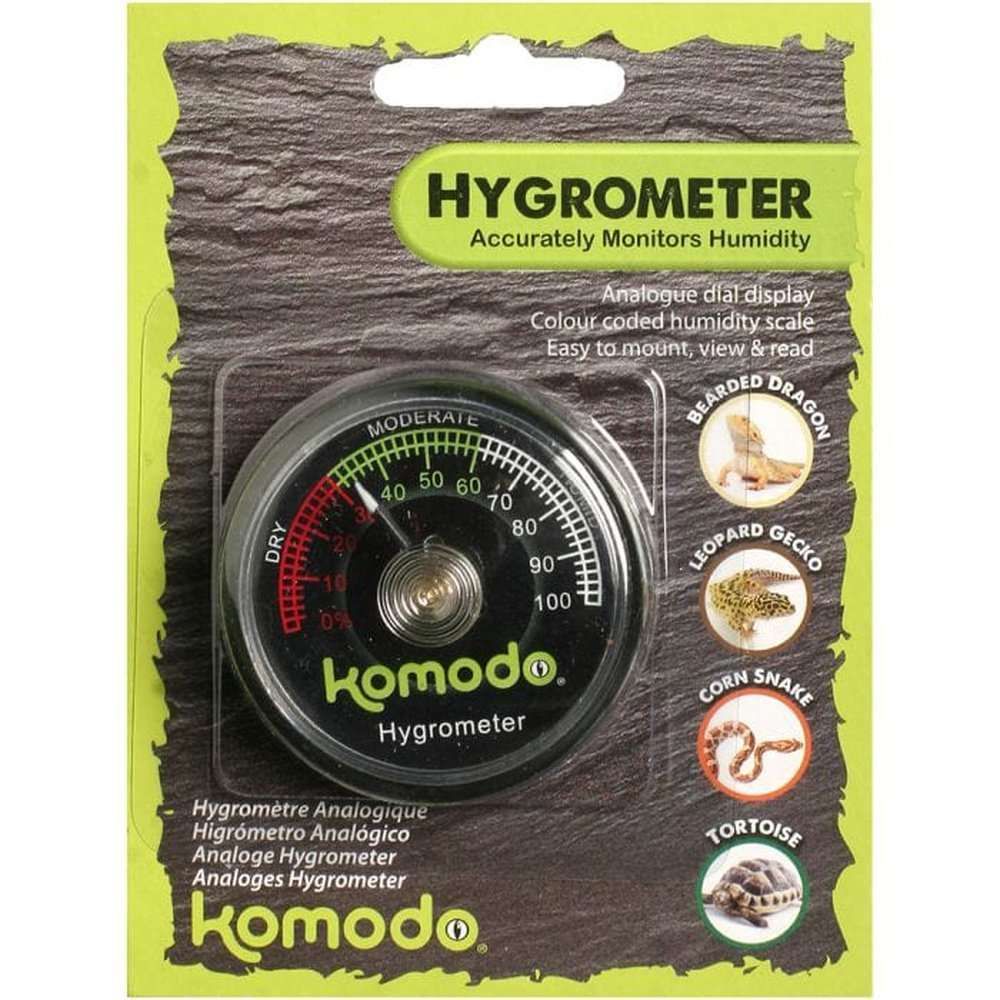 Higrometru pentru măsurarea umidității terariului, Komodo Hygrometer Analog