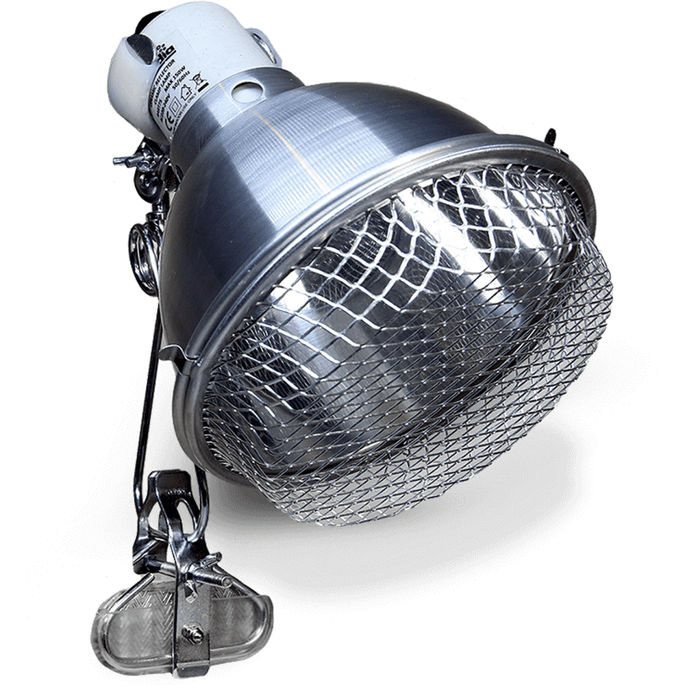 Arcadia Reptile & Amphibian Habitat Heating & Lighting Lampă reflectoare cu dispozitiv tip clemă, Arcadia Ceramic Reflector Clamp Lamp E27 Aluminium, 140mm