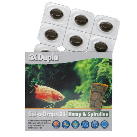 Dupla Fish Food Dupla Gel-o-Drops 24 Hemp & Spirulina