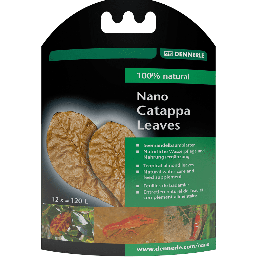 endler.ro Dennerle, Nano Catappa Leaves, 12 buc (circa 8x5 cm)
