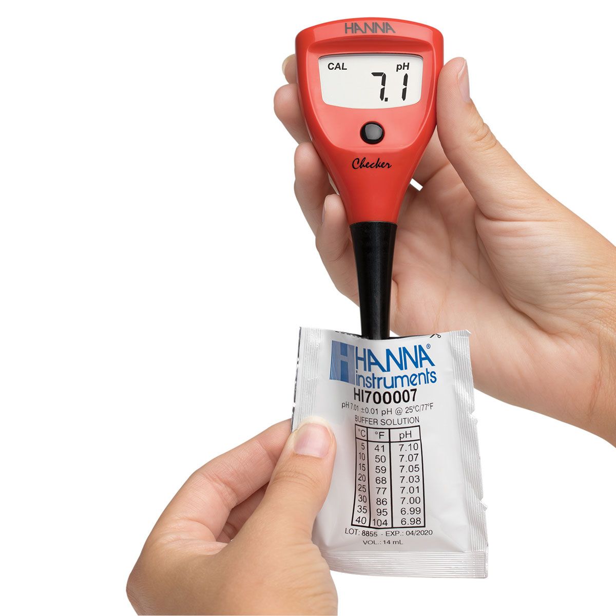 pH Tester, Hanna Checker® Plus Tester pH cu rezolutie 0.01 pH, electrod inlocuibil