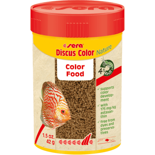 Sera Fish Food 100 ml Hrana pentru intensificarea culorii cu astaxantina, Sera Discus Color